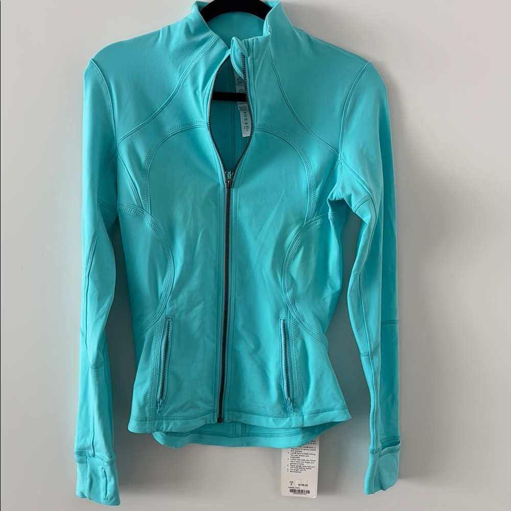 Lululemon Athletica Blue Performance Jacket High Collar